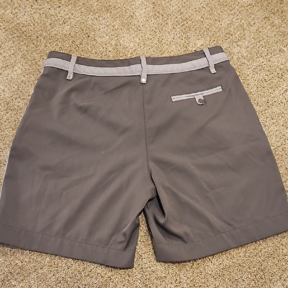 Lady Hagen Light Gray Women's Bermudas - Picture 3 of 4